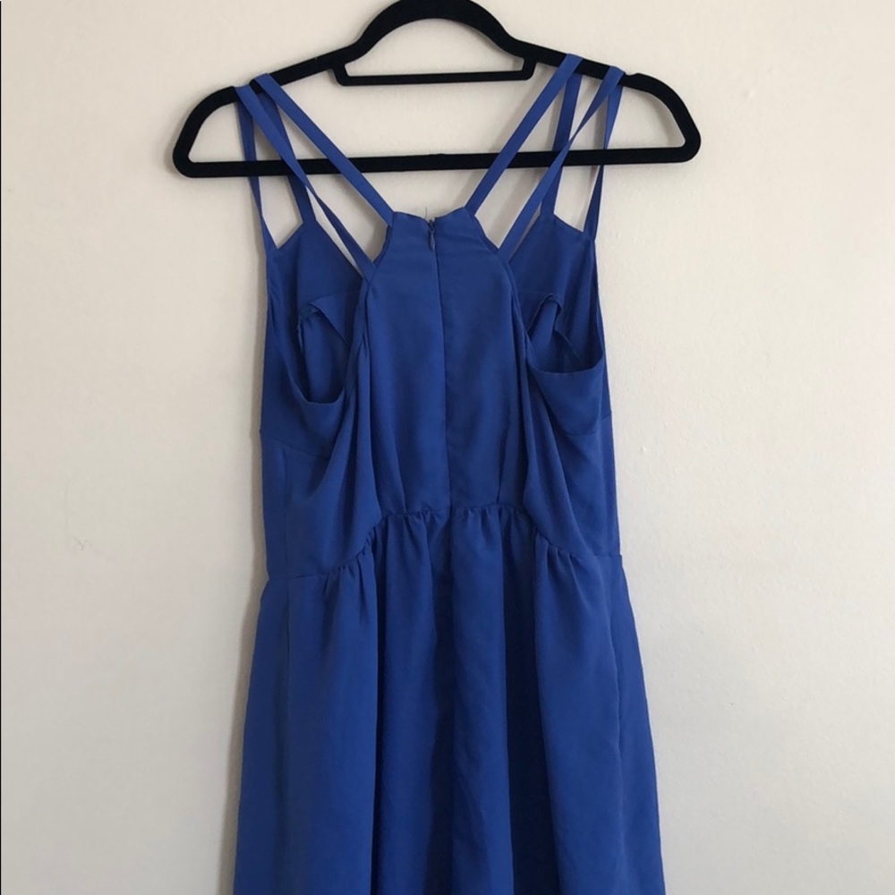 BCBGeneration Strappy Blue Dress - Picture 3 of 3